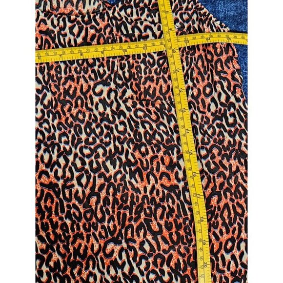 Joie Silk Peach Leopard Racerback Tank XS - Picture 3 of 7